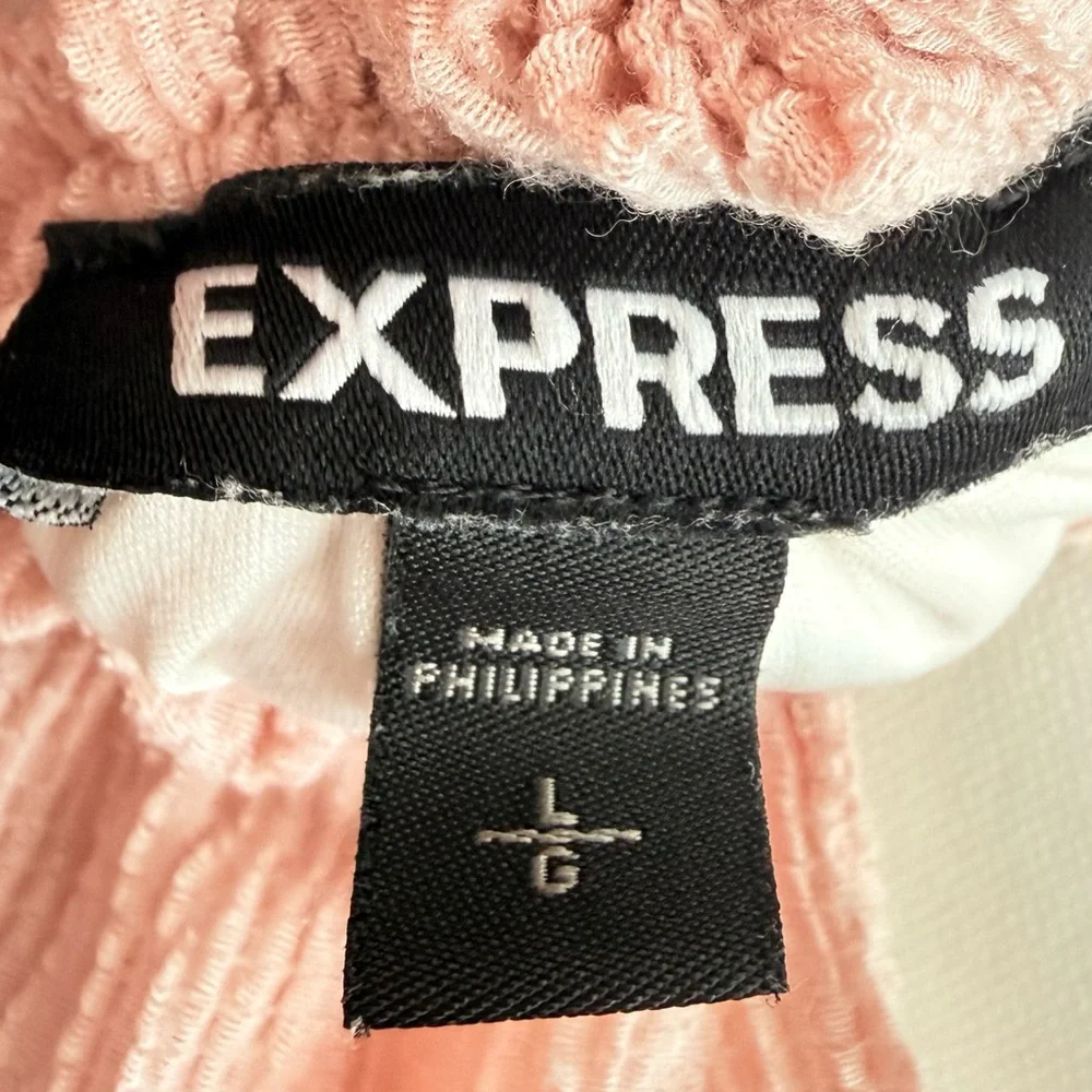 Express Midi Tierd Blush~Peach Color Dress with a Halter Neckline